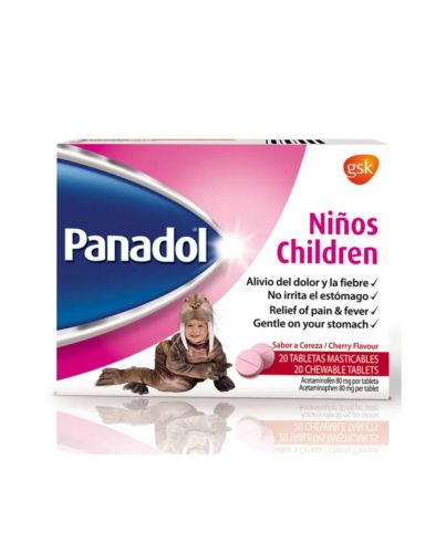 PANADOL CHILDREN CHEWABLE TABLETS 20