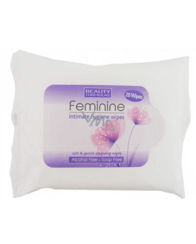 BEAUTY FORMULAS FEMININE INTIMATE HYGIENE WIPES 20