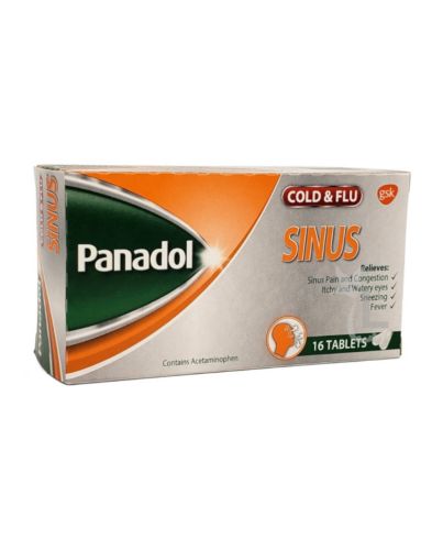PANADOL COLD & FLU SINUS 16 TABLETS