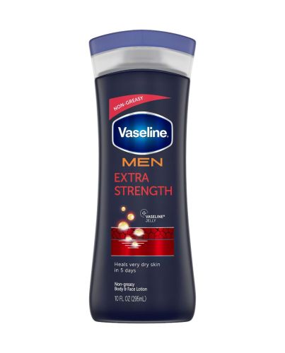 VASELINE MEN EXTRA STRENGTH LOTION 10Z