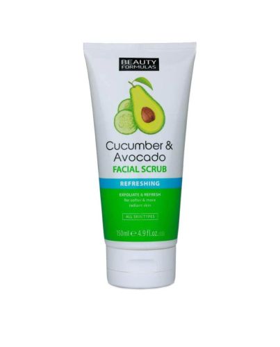 BEAUTY FORMULAS CUCUMBER&AVOCADO FACIAL SCRUB150ML