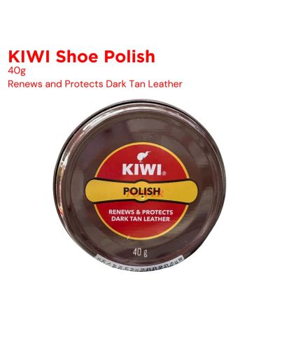 KIWI SHOE POLISH BROWN 1.5oz