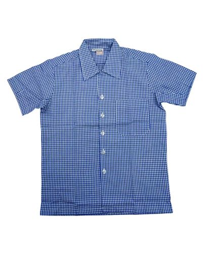 BLUE CHECKED SHIRTS SIZE 6