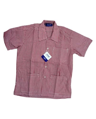 BOYS SHIRT JACS RED CHECK SIZE 4