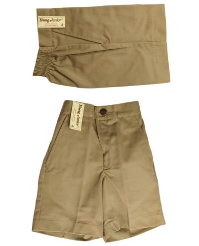 KHAKI ELASTIC PANTS SIZE 2