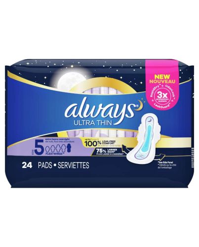 ALWAYS ULTRA THIN EXTRA HEAVY OVERNIGHT 24CT