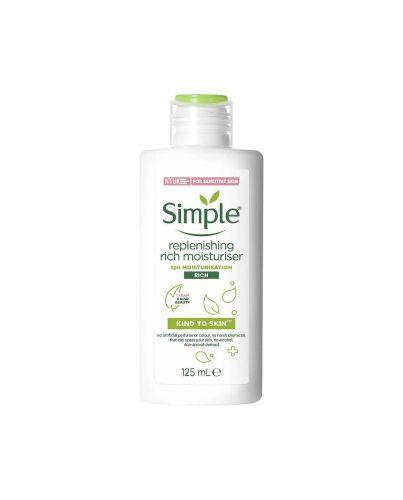 SIMPLE REPLENISH RICH MOISTURISER 125ML