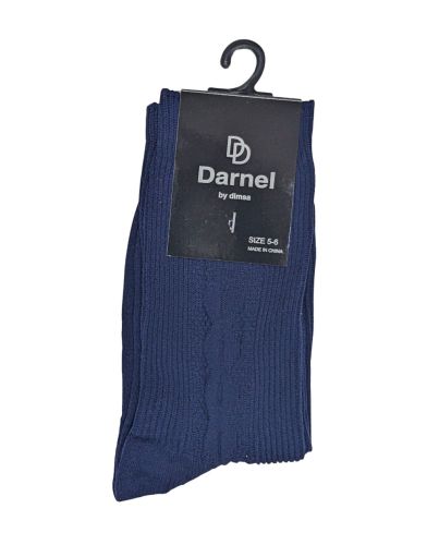 BOYS NYLON DRESS SOX 5-6 NAVY