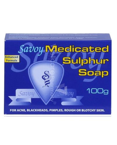 SAVOY MEDICATED SULPHUR SOAP 100G