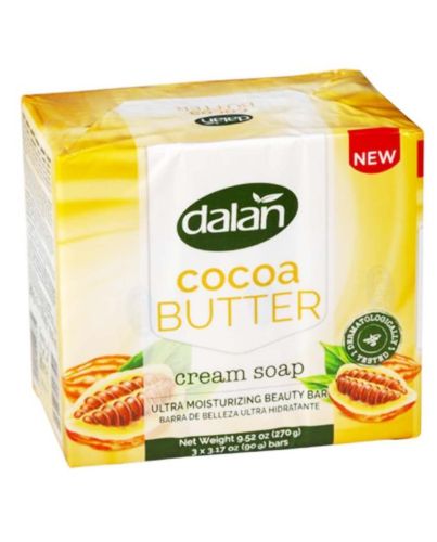 DALAN COCOA BUTTER SOAP 3PK 125G