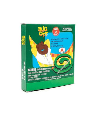 BUGG OFF MOSQUITO COILS 100*12'S