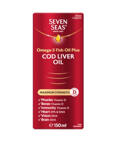 SEVEN SEAS COD LIVER OIL MAX STRENGTH 150ML LIQUID