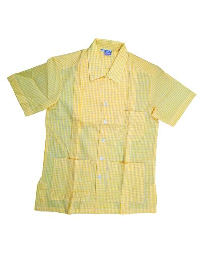 YELLOW CHECK SHIRT JAC SIZE 10