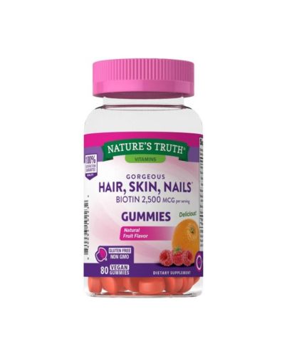 NATURE'S TRUTH  HAIR,SKIN,NAIL GUMMIES 80CT