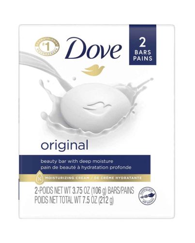 DOVE BAR WHITE 2PK