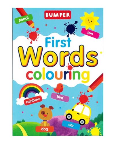 BUMPER FIRST WORDS COLOURING BOOK