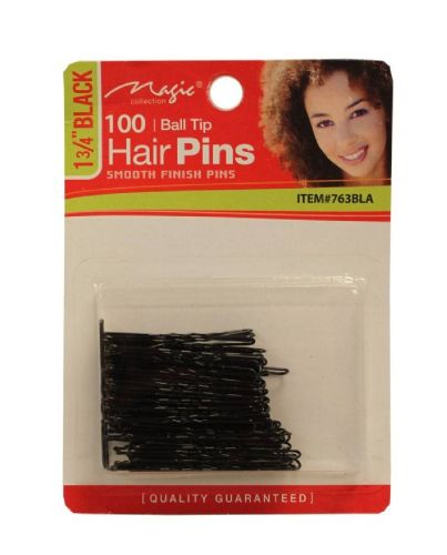 MAGIC COLLECTION 100 BALL TIP HAIR PINS 1 3/4in