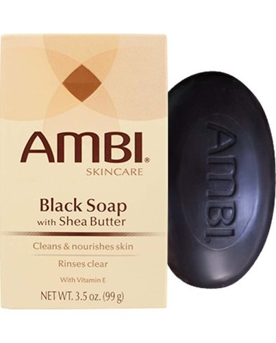 AMBI BLACK SOAP WITH SHEA BUTTER 3.5OZ