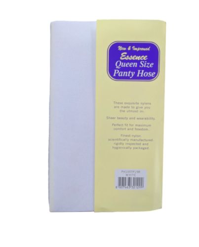 ESSENCE QUEEN SIZE PANTY HOSE WHITE