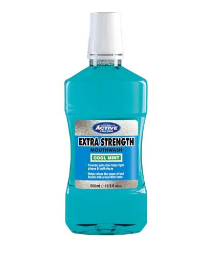 BEAUTY FORMULAS MOUTHWSH CLEANMINT EX.STR 500ML