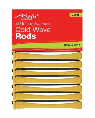 12 PACK YELLOW COLD WAVE RODS 3/16 INCHES