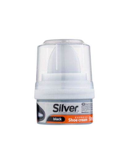 SILVER INSTANT S/SHOE CREAM BLACK 50ML