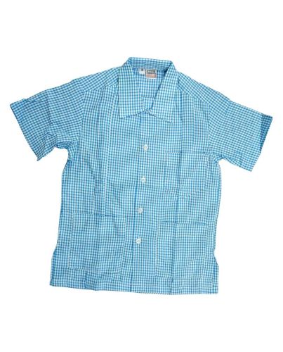 TURQUOISE CHECK S/JAC SIZE 2