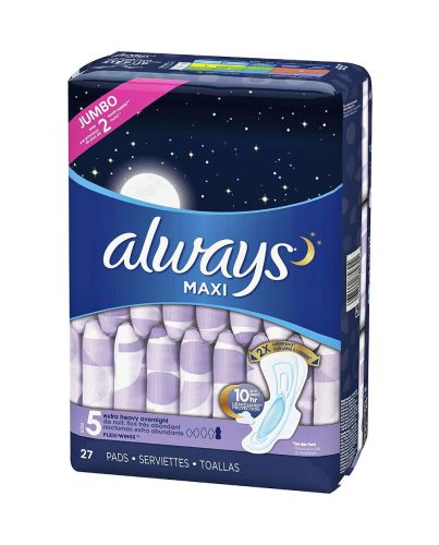 ALWAYS EXTRA HEAVY OVERNIGHT S5 FLEXI WINGS 36PADS