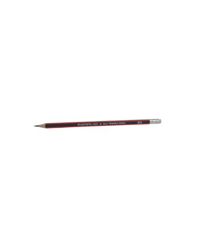 PENCIL STUDMARK TRIANGLE W/ERASER