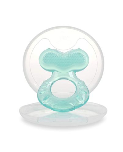 NUBY SILICONE TEETHER WITH BRISTLES