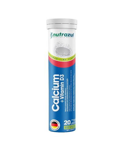 NUTRAZUL CALCIUM + VITAMIN D3 20CT