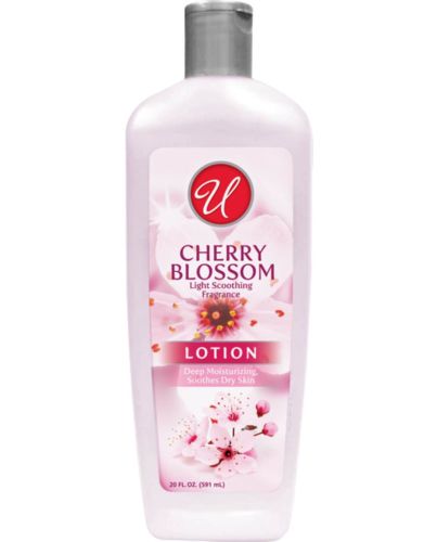 U CHERRY BLOSSOM SCENT BODY LOTION 20FL.OZ