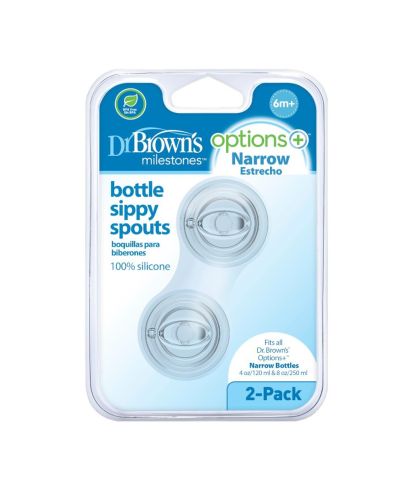 DR BROWN'S NARROW NECK BOTTLE SIPPY SPOUT 2PK