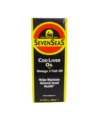 SEVENSEAS COD LIVER OIL+OMEGA 3 FISH OIL 300ML