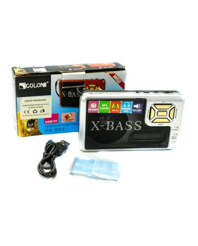GOLON FM RADIO USB/TF M/PLAYER RECHARGEABLE BATTER