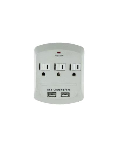 POWTECH 3 OUTLET SYRGE PROTECTOR WALL