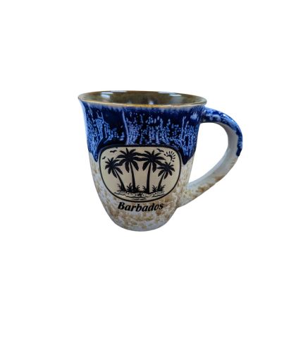 PALMS OVAL GLAZED MUG