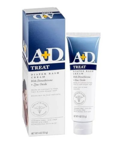 A & D RASH CREAM WITH DIMETHICONE & ZINC OXIDE 4OZ