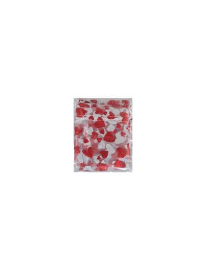 ORGANZA BAGS 5 COUNT HEARTS 3in x 4in