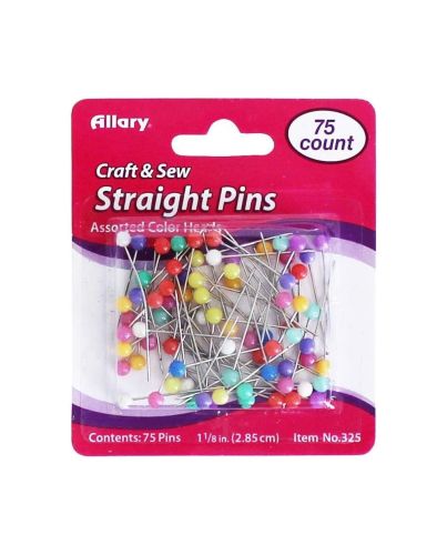 STRAIGHT PINS COLOURS