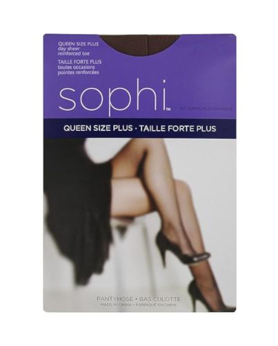 SOPHI QUEEN SIZE PLUS PANTY HOSE 3X TAUPE