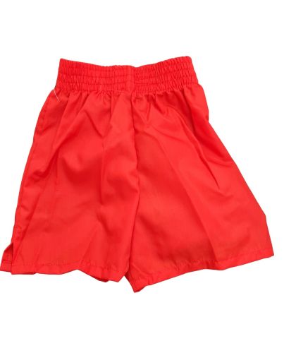 POLY RED PE SHORTS SZ2