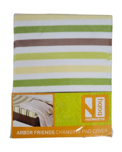 STRIPED CHANGING PAD COVER