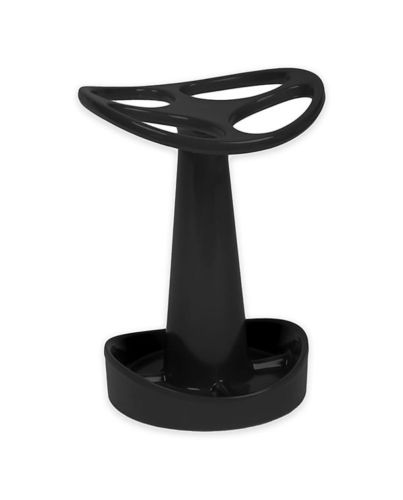 BLACK CURVINO TOOTHBRUSH HOLDER