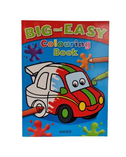 BIG + EASY COLOURING BOOK CAR
