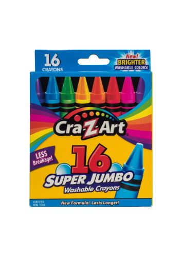 16CT SUPER JUMBO WASHABLE CRAYONS