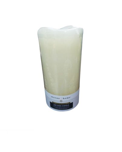 4X8 FLAMELESS CANDLE IVORY