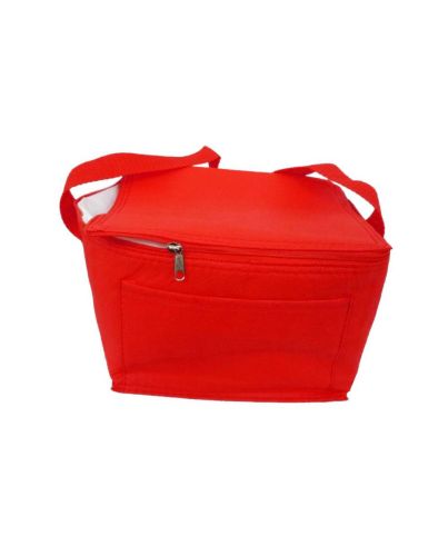 RED 6 CAN COOLER LUNCH BAG
