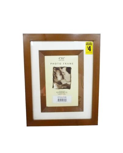 4X6 MATTED BROWN FRAME