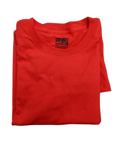 ADULT COTTON T-SHIRTS RED XL